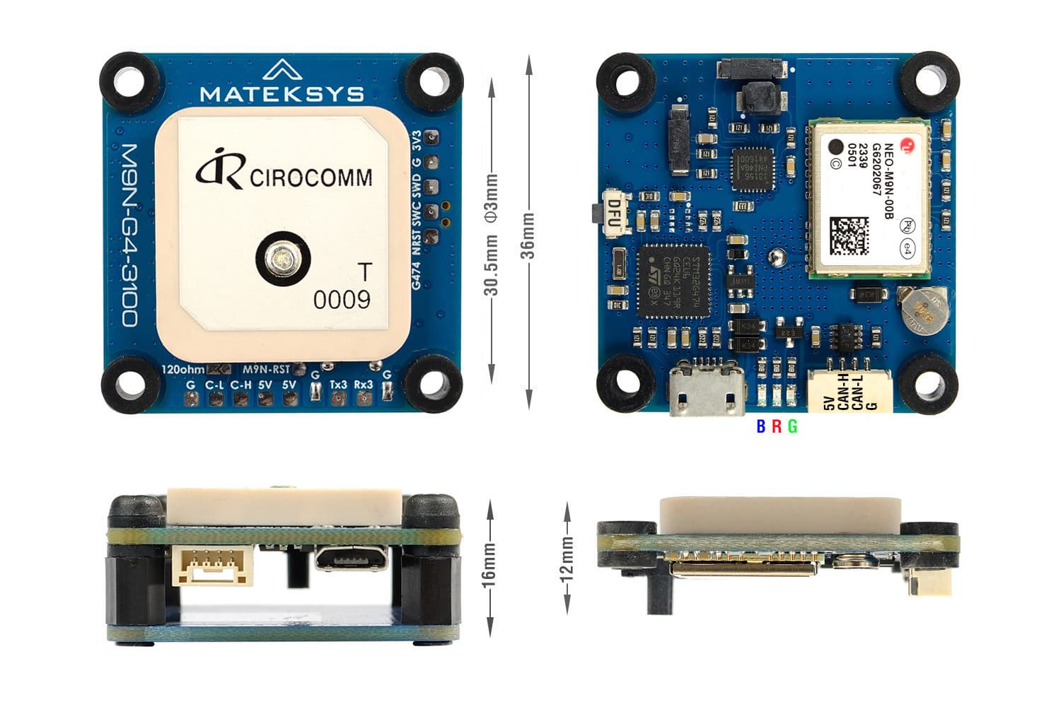 MATEK GNSS M9N-G4-3100 thumbnail 2