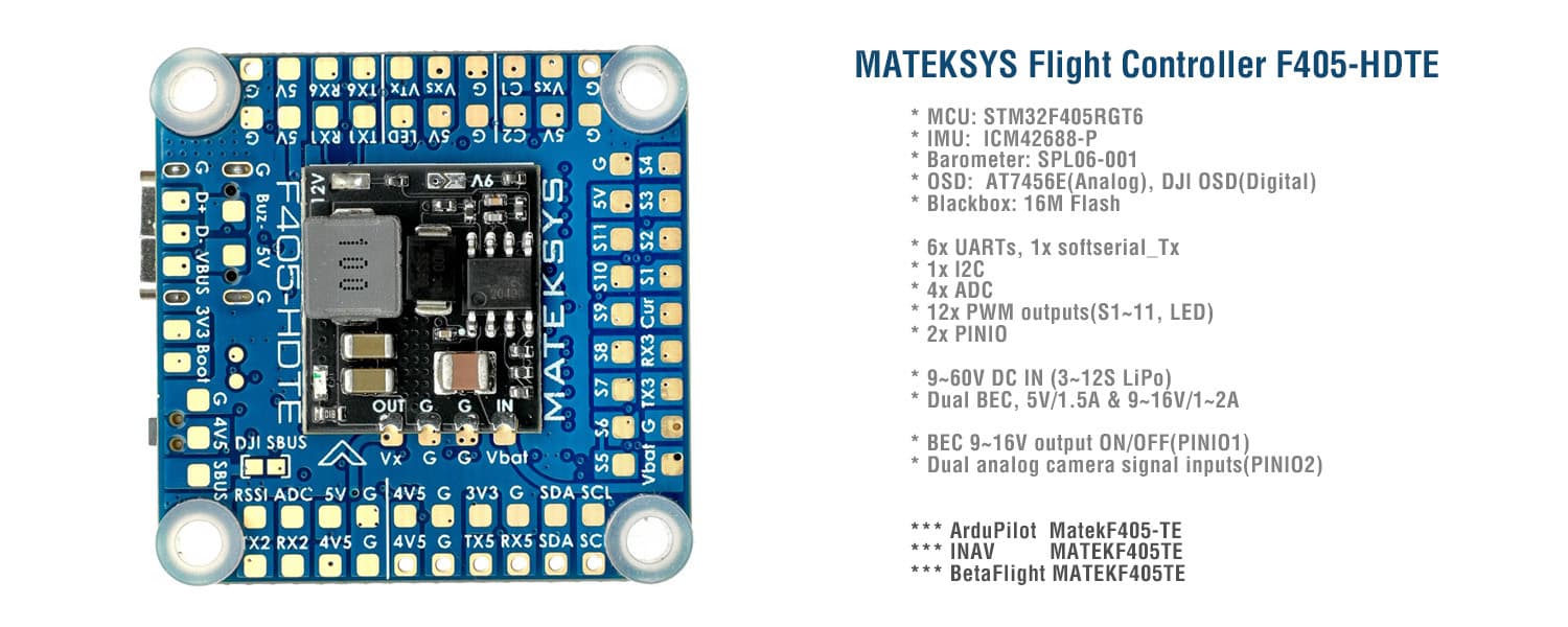 Flight Controller F405-HDTE - photo 1