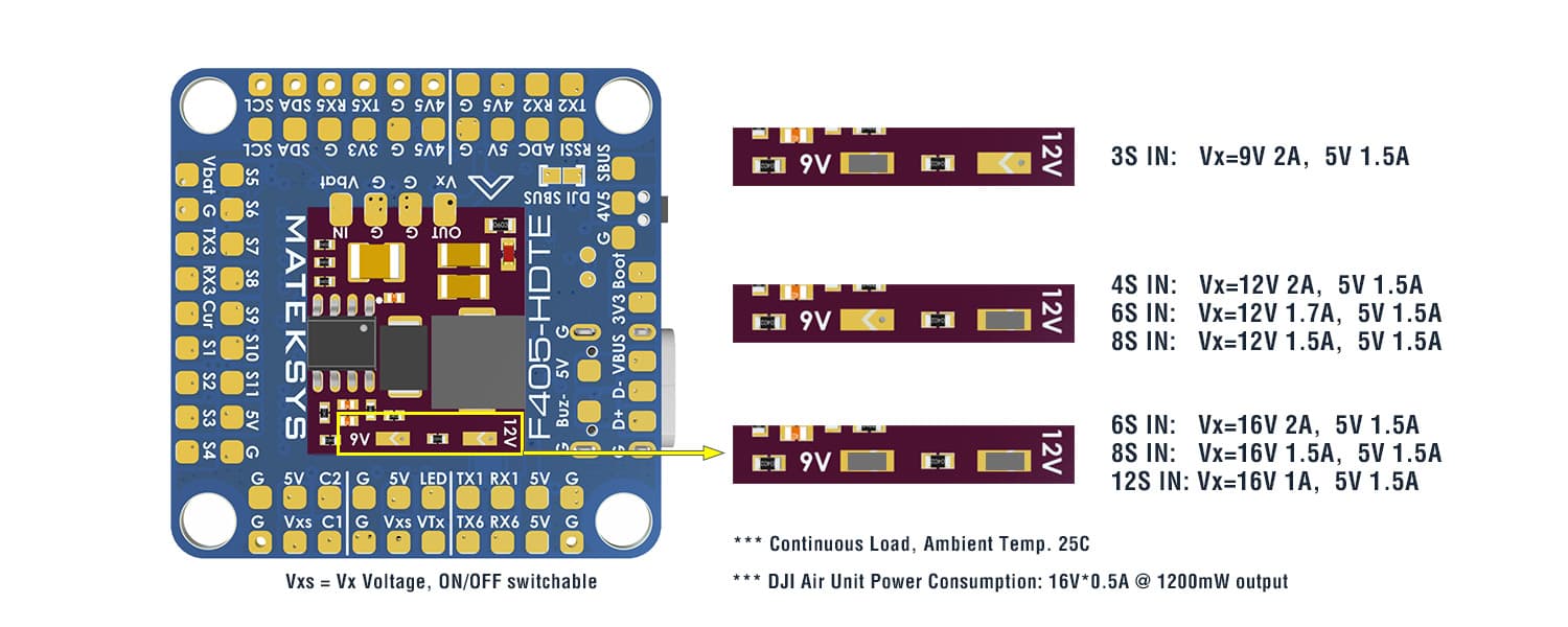 Flight Controller F405-HDTE thumbnail 4