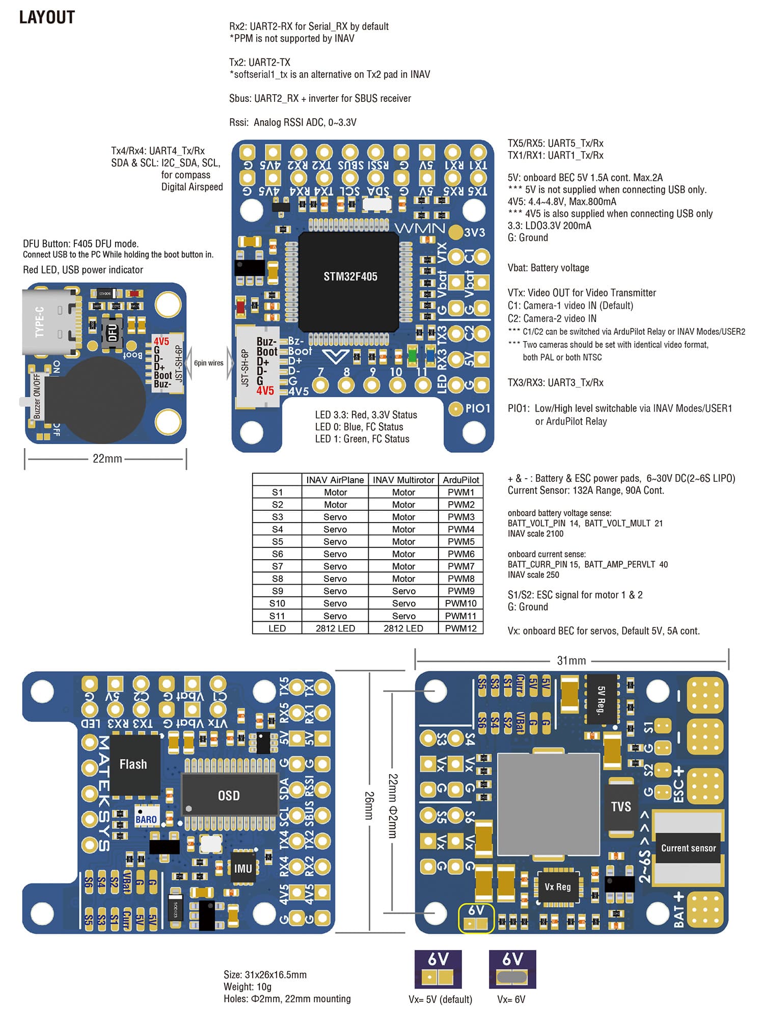Flight Controller F405-WMN thumbnail 5