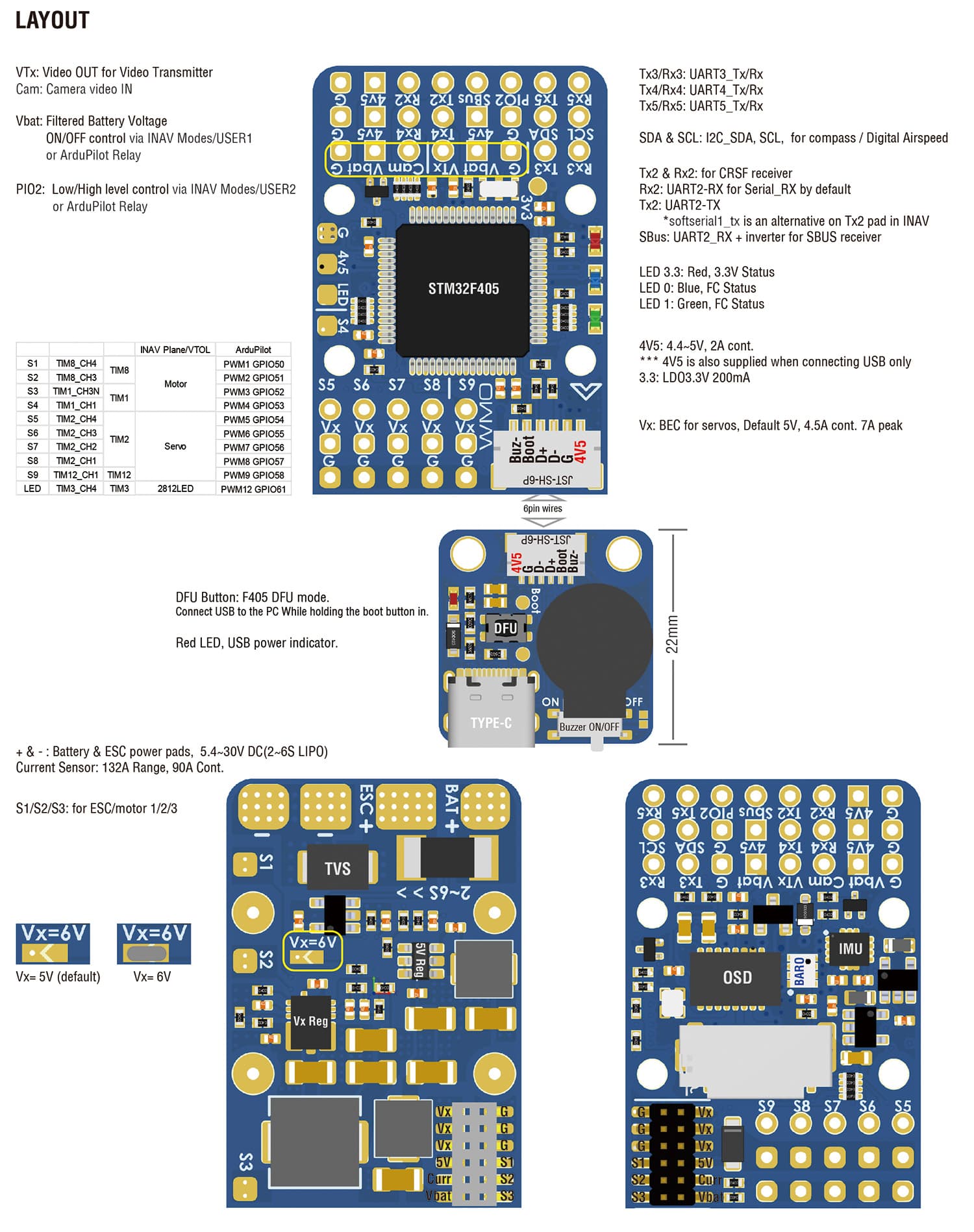 Flight Controller F405-WMO thumbnail 8