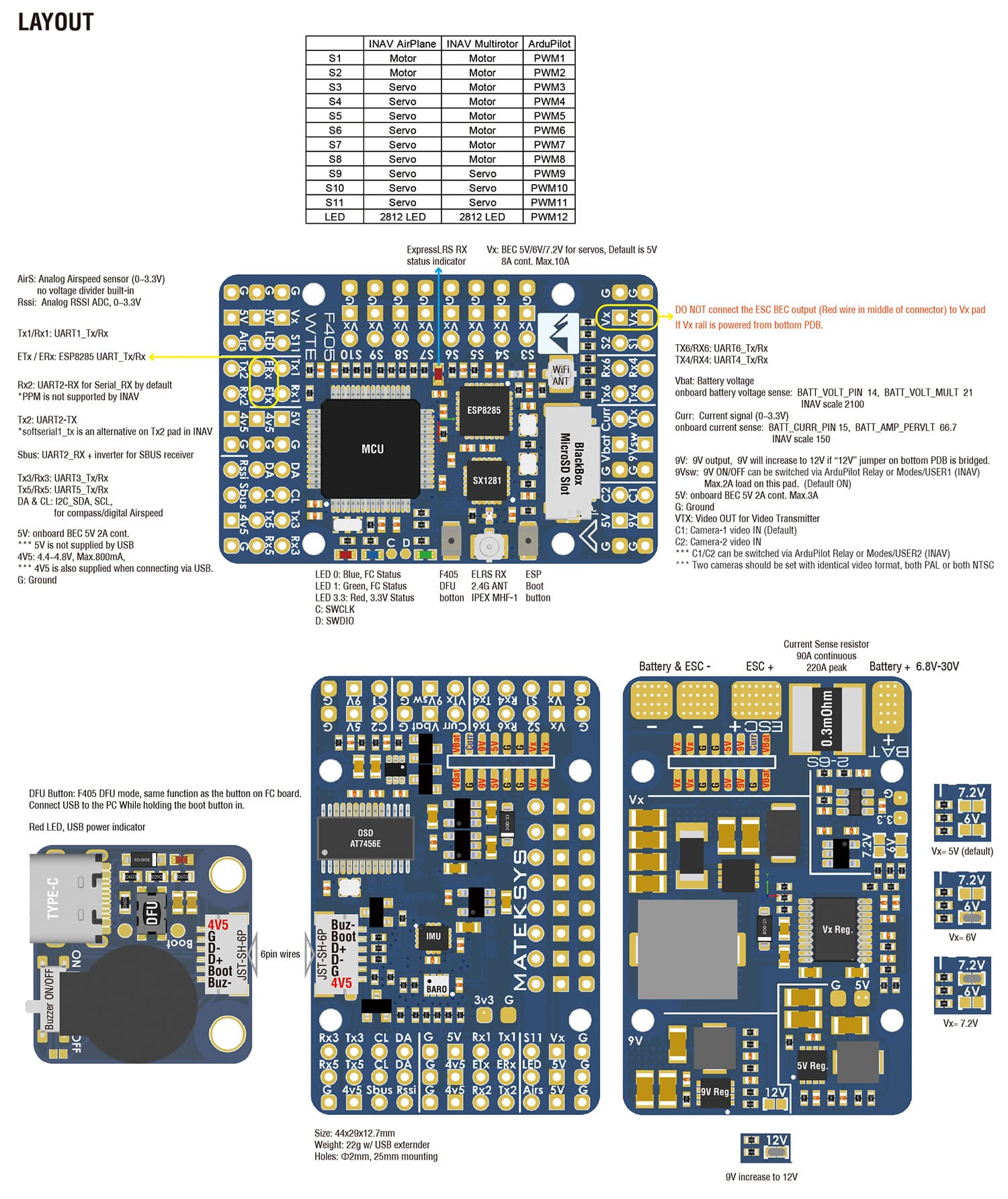 Flight Controller F405-WTE thumbnail 4