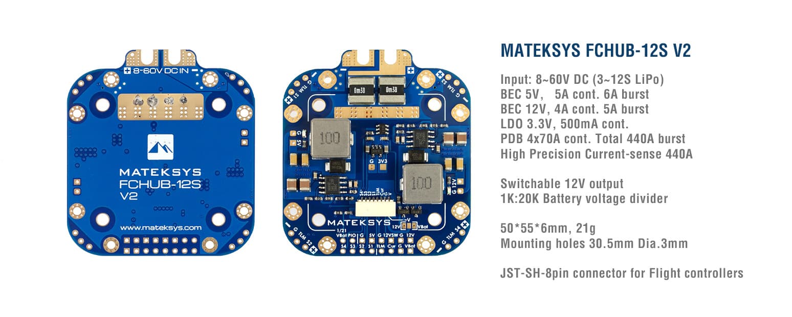 MATEK PDB FCHUB-12S V2