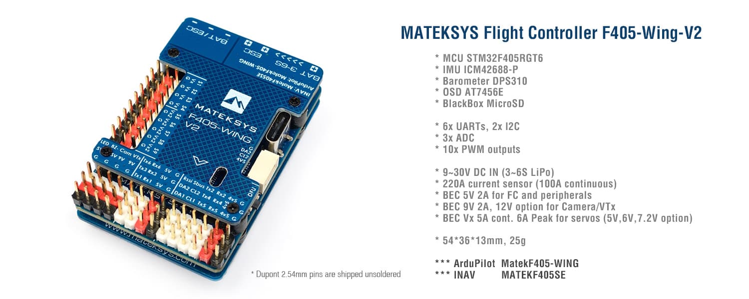 Flight Controller F405-WING-V2