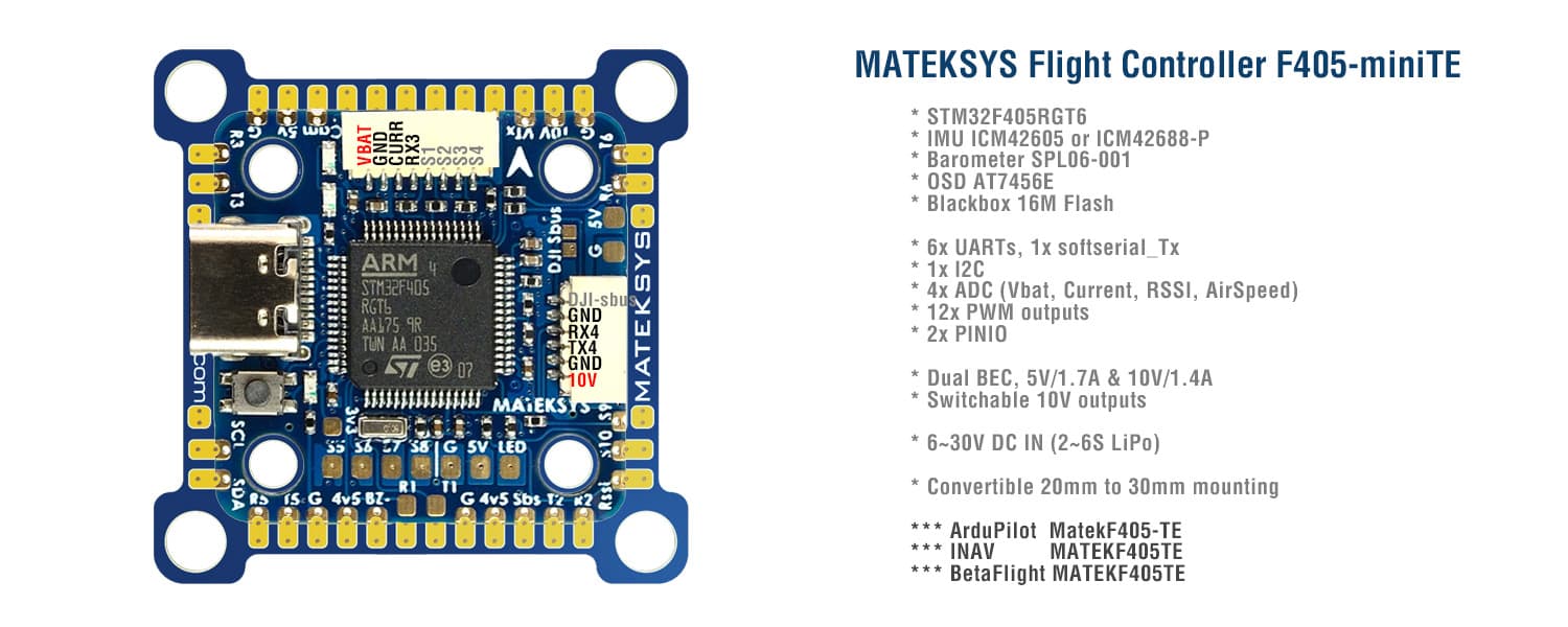 Flight Controller F405-MINITE