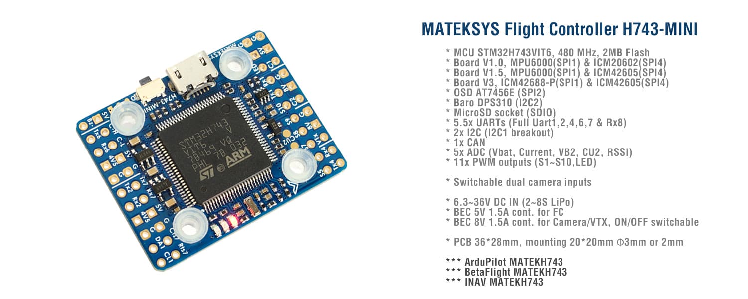 Flight Controller H743-MINI - photo 1