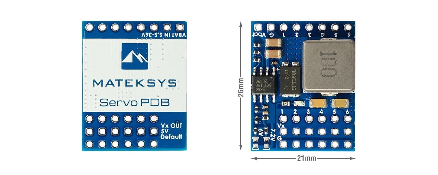 Плата живлення сервоприводів Matek PDB SVPDB-8S 5.5–36V — Модулі живлення, фото товару